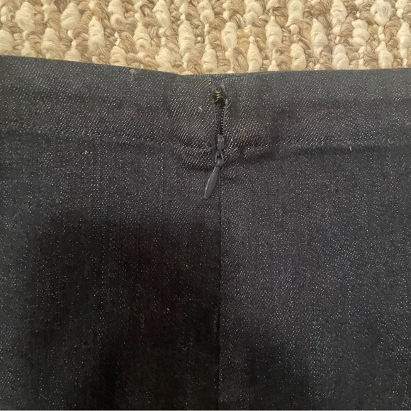 New With Tags | Ralph Lauren Indigo Blue Denim Knee Length Pencil Skirt | Size 6 - Picture 11 of 11